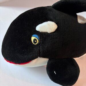 Vintage Sea World Shamu Orca Killer Whale Seaworld Toy Plushie Plush Stuffed